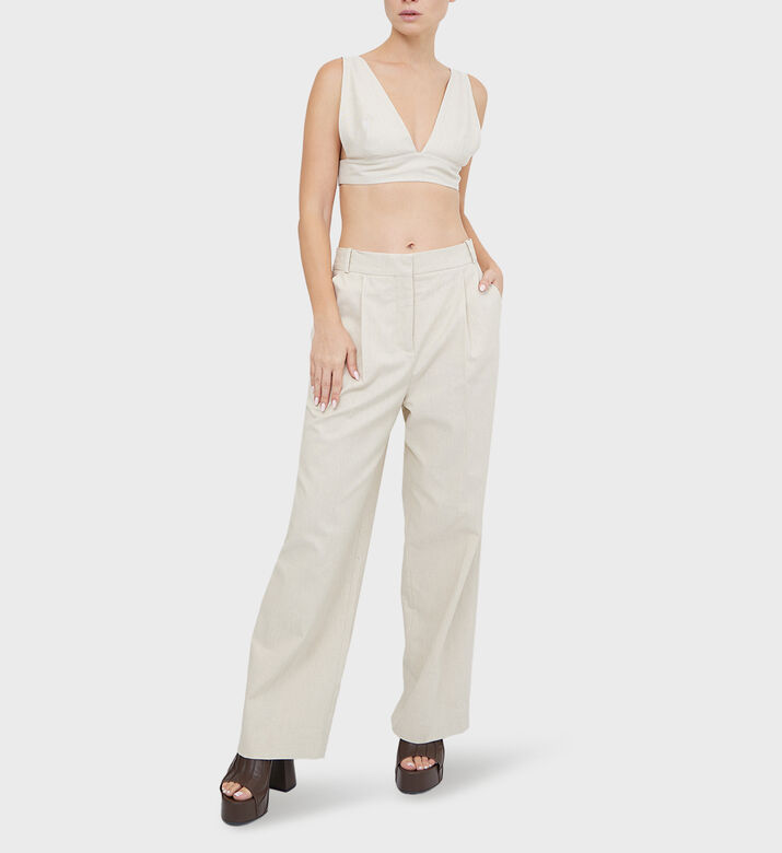 Jaida بلا أكمام اقتصاص الأعلى