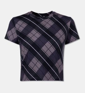 Marc Jacobs Plaid Logo Cropped T-shirt, Packshot View