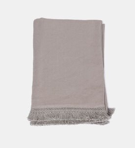 Swan Fringe Lace Cotton Throw