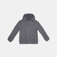 Long-sleeves Zippered Hoodie