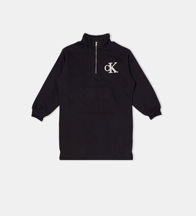 Teddy Monogram Zip Dress