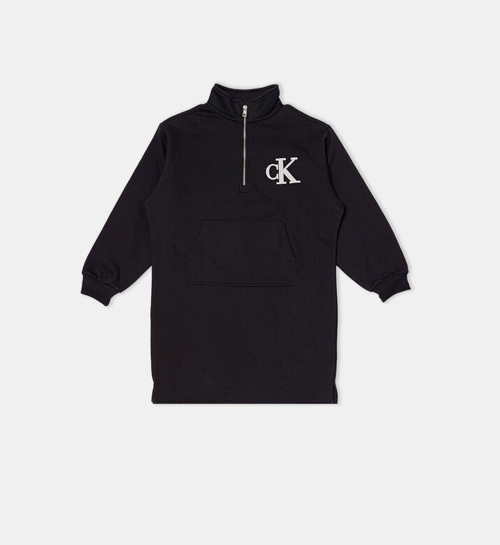 Teddy Monogram Zip Dress