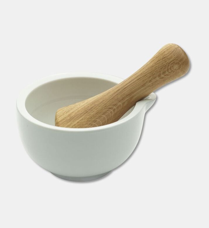 Legnoart Ceramic Mortar Wood Pestle, Packshot View