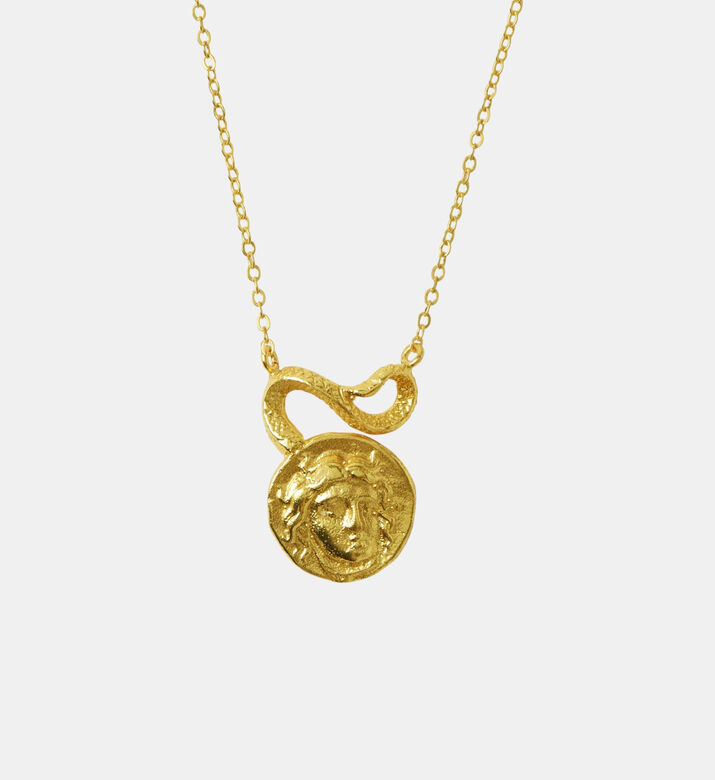 Ottoman Hands Medusa Pendant Necklace, Packshot View