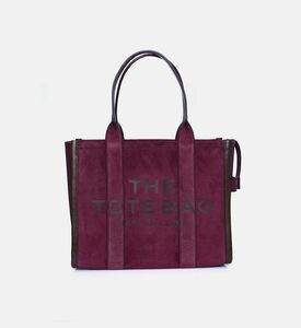 Marc Jacobs Suede Top Zip Closure Tote Bag, Light-violet, Packshot View