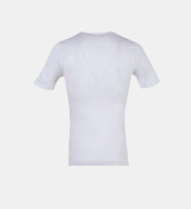 تيشيرت قطن بياقة دائرية مستديرة