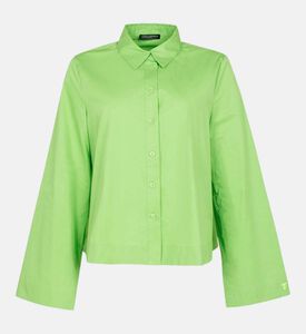 قميص كالي من قماش البوبلين بقصة ترابيز