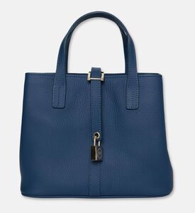 Maya.M Natalia Calf Leather Handbag, Navy, Packshot View