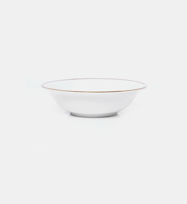 Home Deco and More Gold-rimmed Porcelain Salad Bowl - 26 Cm, Packshot View