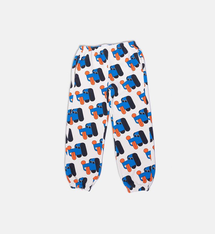 Bobo Choses All-over Colorful Dogs Elasticated Waistband Jogging Pants, Packshot View