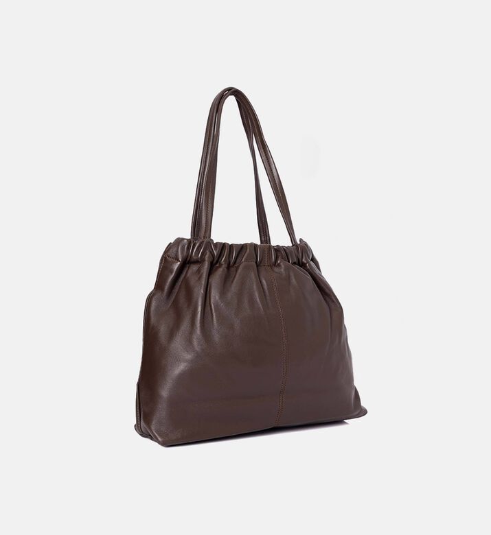 Marc Jacobs Lamb Leather Top Handle Tote Bag, Dark-brown, Packshot View