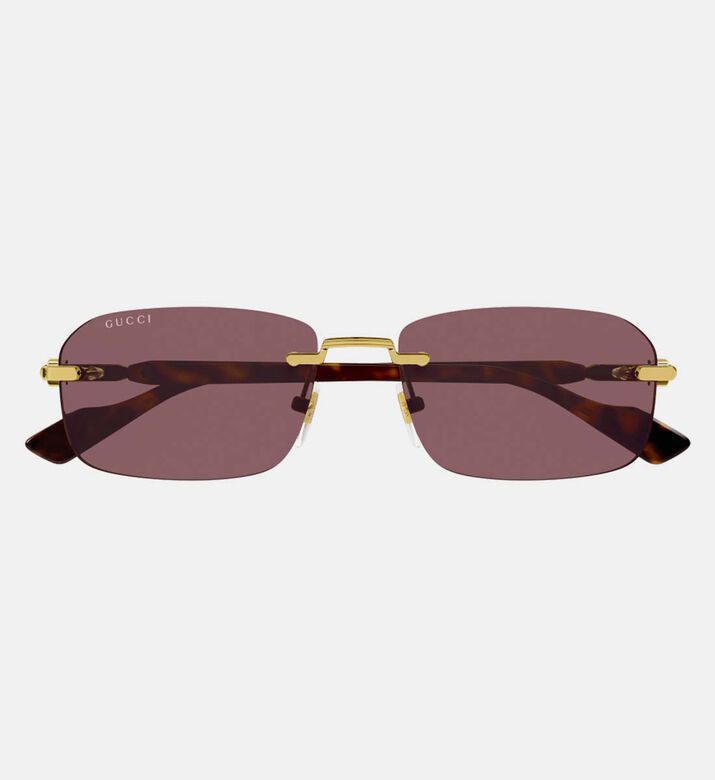 Acetate Rectangular Shape Sunglasses 56