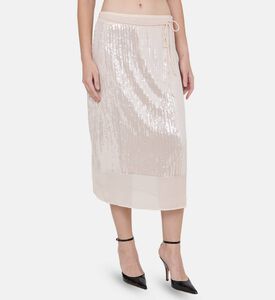 Salike Sequin Embellished Skirt