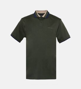 Hackett London Button Placket Short-sleeve Polo Shirt, Khaki, Xl, Packshot View