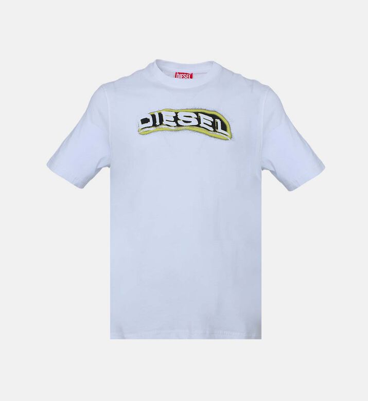 T-adjust-r4 Puff-print Logo Graphic T-shirt