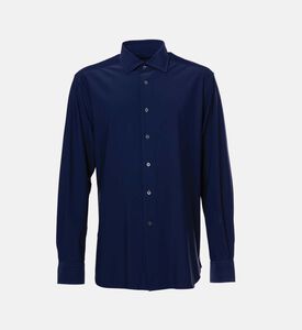 قميص بأزرار إغلاق بقماش ناعم