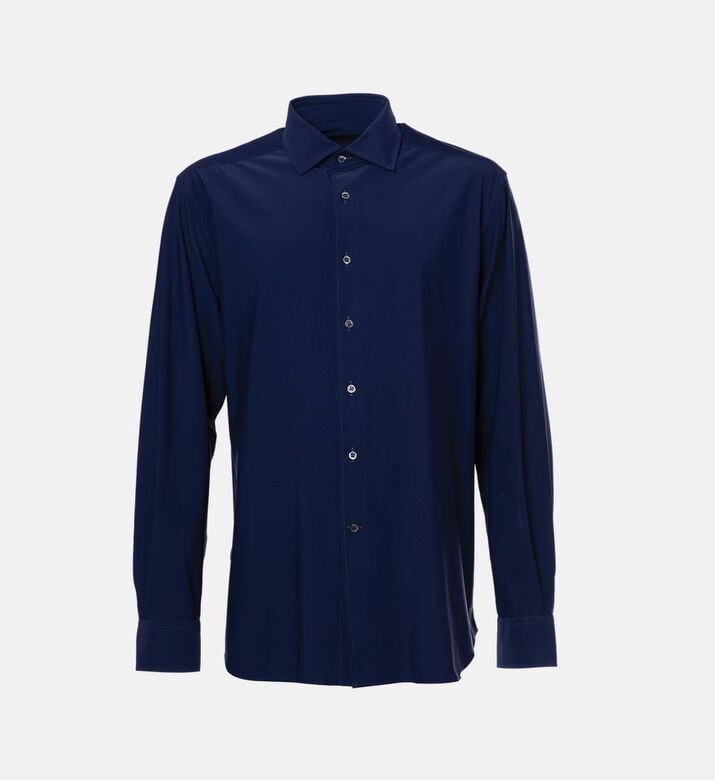 Crisp Button Closure Shirt