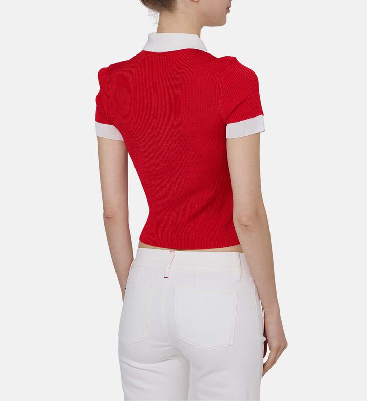 قميص مارثا بولو قصير الأكمام