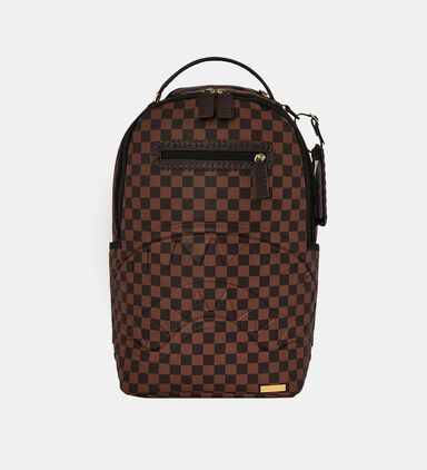 Sip Lock Checkered Pattern Backpack
