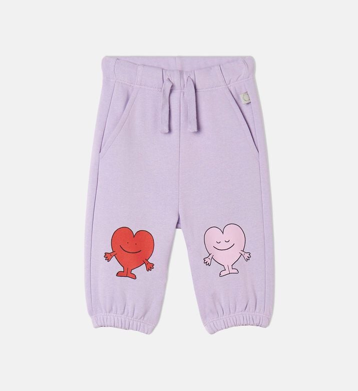 Heart-patch Jogger Pants
