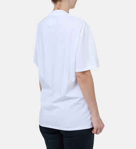 تيشيرت بياقة مستديرة بطبعة غرافيك