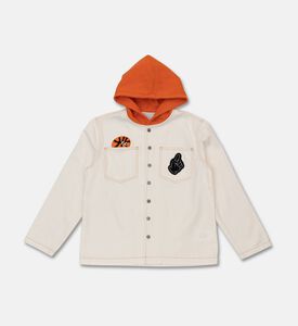Stella McCartney Hooded Patch Embroidered Jacket, Packshot View