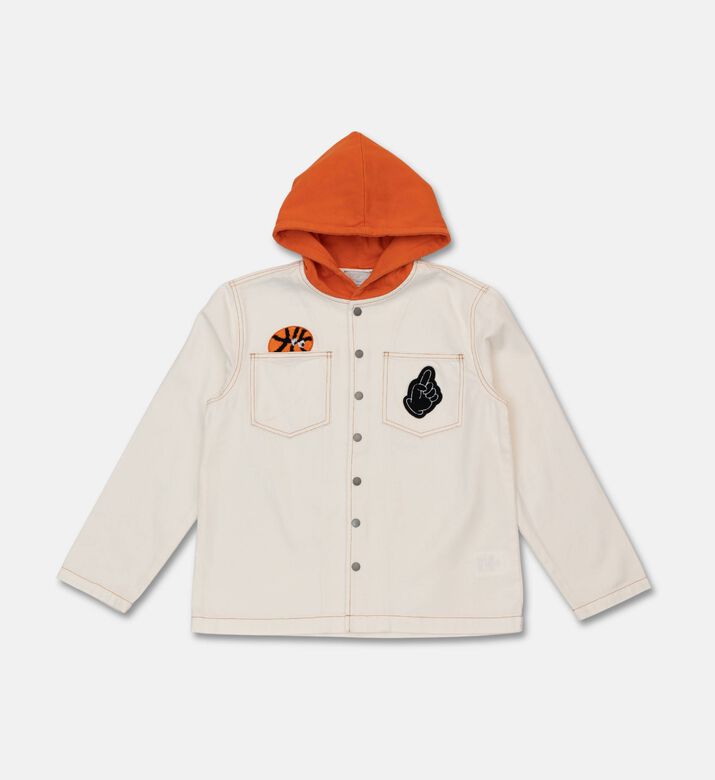 Stella McCartney Hooded Patch Embroidered Jacket, Packshot View