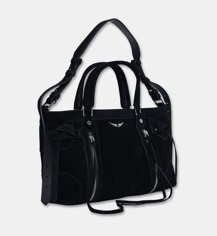 Zadig et Voltaire Bag Madison Suede, Black, Packshot View