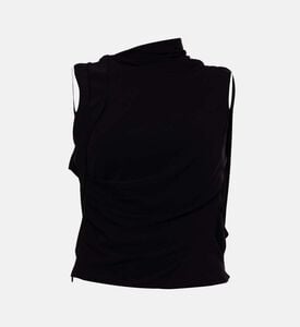 بلوزة منسدلة بدون أكمام