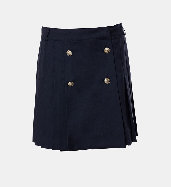 Pleated Mini Skirt