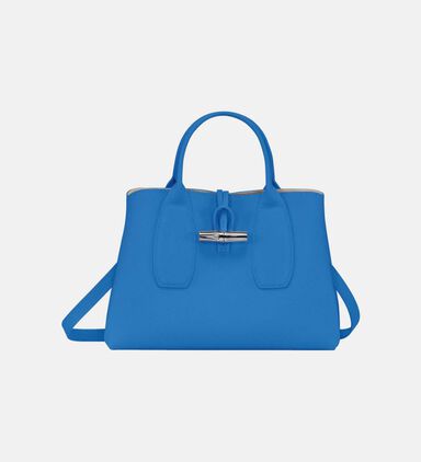Roseau Leather Top Handle Bag