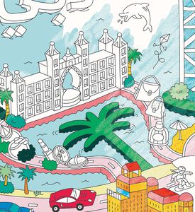 ملصق تلوين كبير دبي