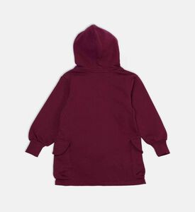M S G M Logo-embroidery Hooded Dress, Packshot View