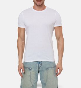 Galeries Lafayette Ts Mc Sishron, White, L, Model View