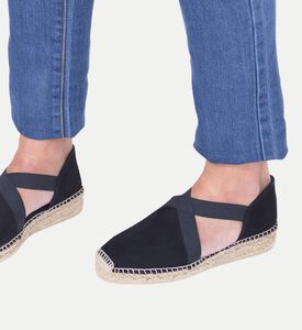 Enar Suede Closed-toe Flat Espadrille