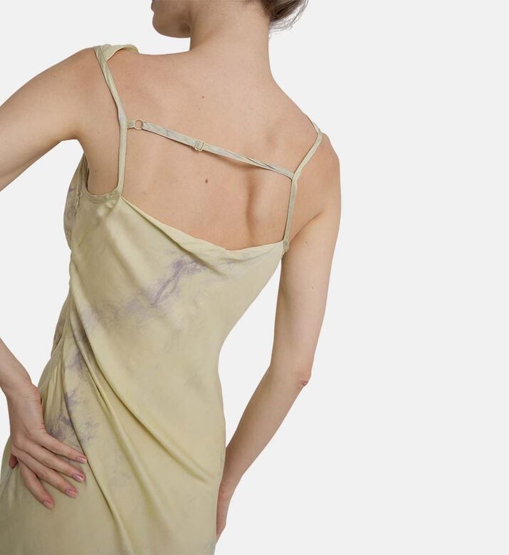 فستان ساهيرا طويل ضيق مصبوغ فستان ساهيرا طويل ضيق مصبوغ