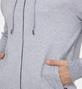 Quinn Cotton Modal Zipped Hoodie Quinn Cotton Modal Zipped Hoodie