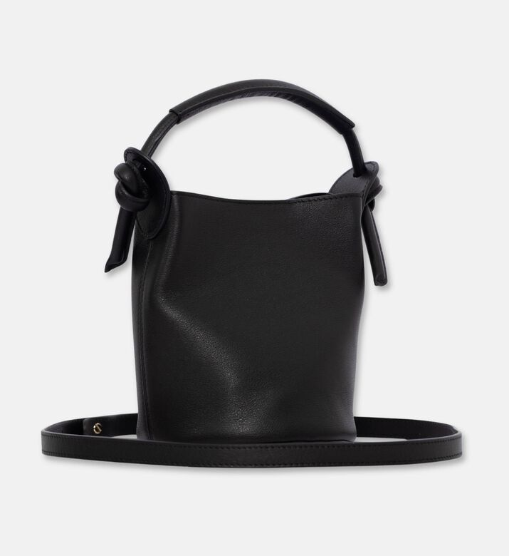 Mansur Gavriel Bag Mini-mini Fortuna Bucket, Black, Packshot View