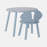 Mouse Wood Table Chair 2-piece Set