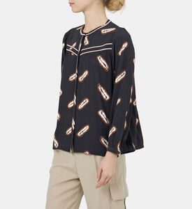 بلوزة كابيلا بأكمام طويلة