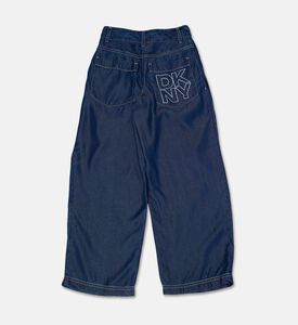 DKNY Button Closure Slip Pockets Denim Pants, Packshot View