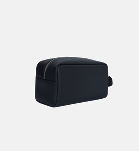 حقيبة أدوات الزينة بسحاب ورقعة الشعار