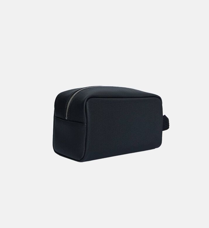 حقيبة أدوات الزينة بسحاب ورقعة الشعار