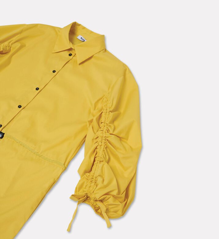 M S G M Button Closure Long-sleeve Dress, Packshot View