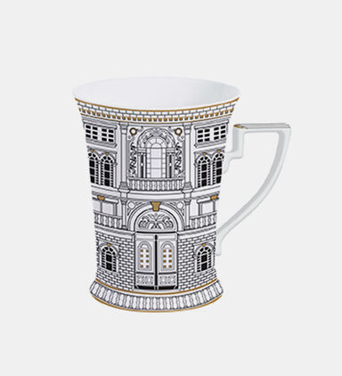 Palazzo Porcelain Handled Mug