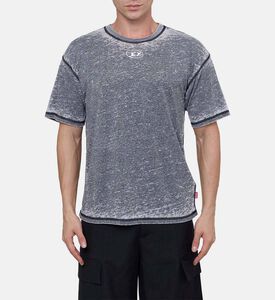 تيشيرت بياقة دائرية وقصة واسعة تي بوكست باك