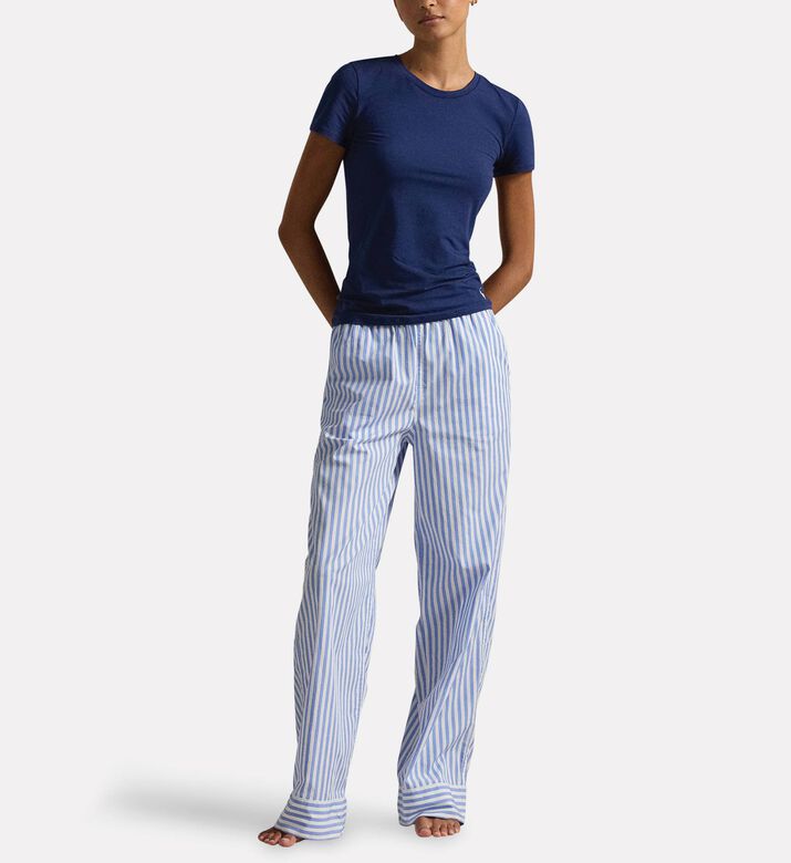 Polo by Ralph Lauren Cotton Striped Sleep Pants, Model View