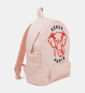 حقيبة ظهر بشعار مطرز