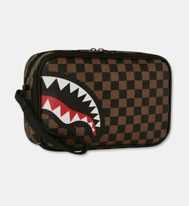 Sprayground Checkered Pattern Toiletry Bag, Packshot View