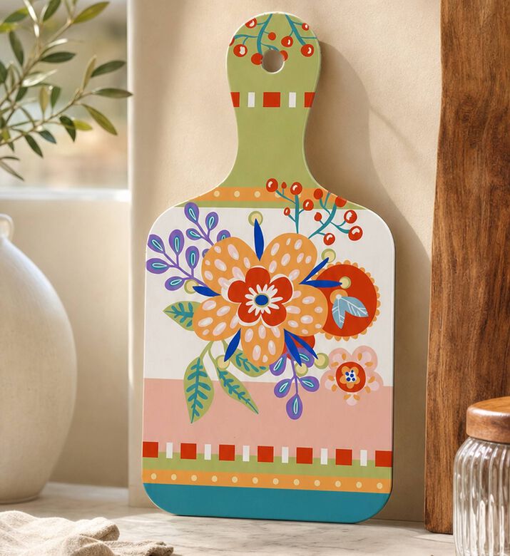 Baci Milano Mamma Mia Cutting Board - 12.5 X 25 Cm, Model View